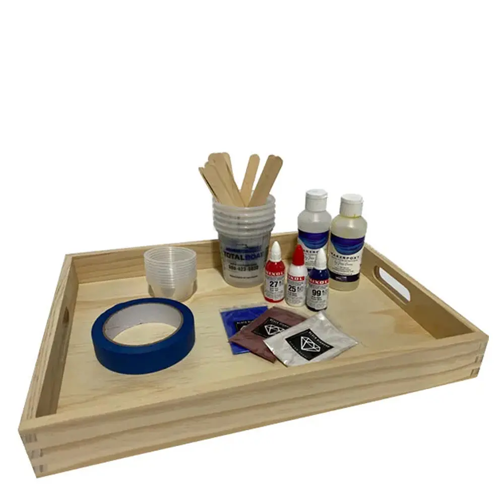 Epoxy Patriotic Serving Tray Mini Kit 1
