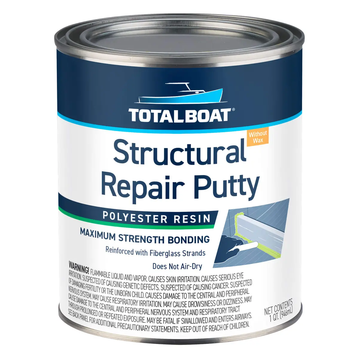 Polyester Structural Marine Repair Putty 1