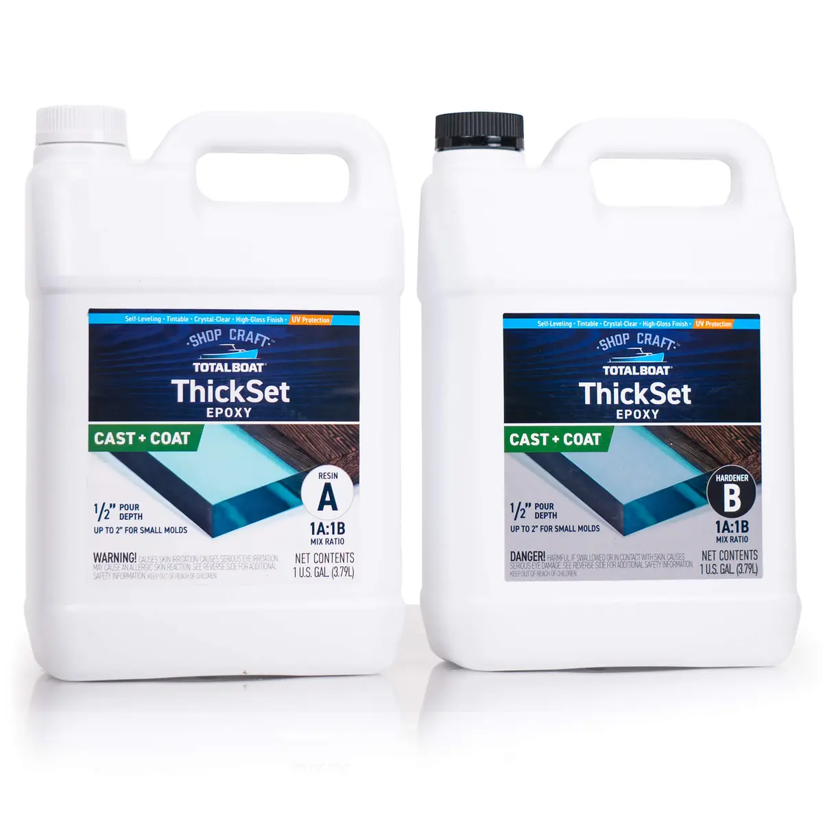 Thickset Cast + Coat Deep Pour Epoxy Resin Kits 3