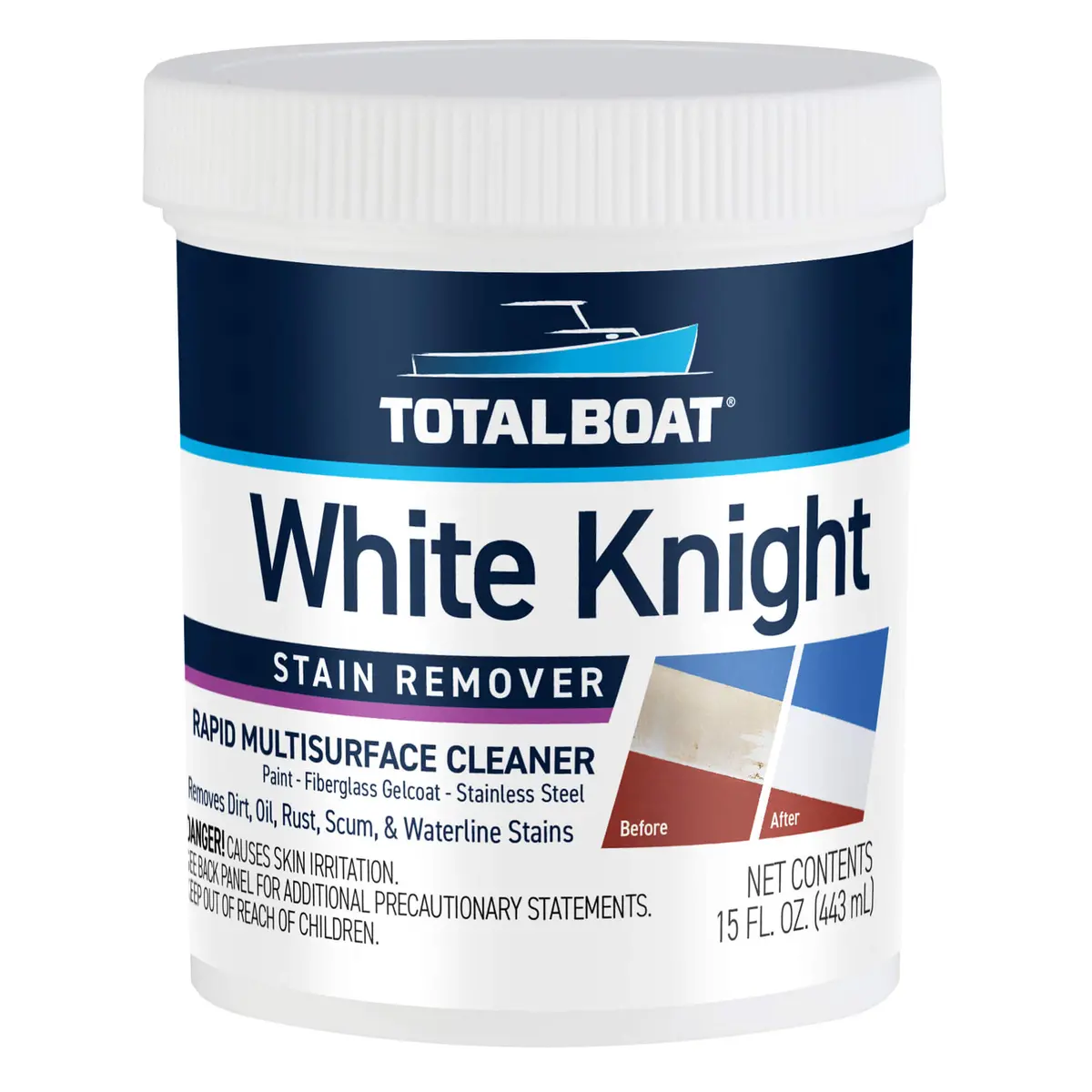 White Knight Fiberglass Stain Remover 1