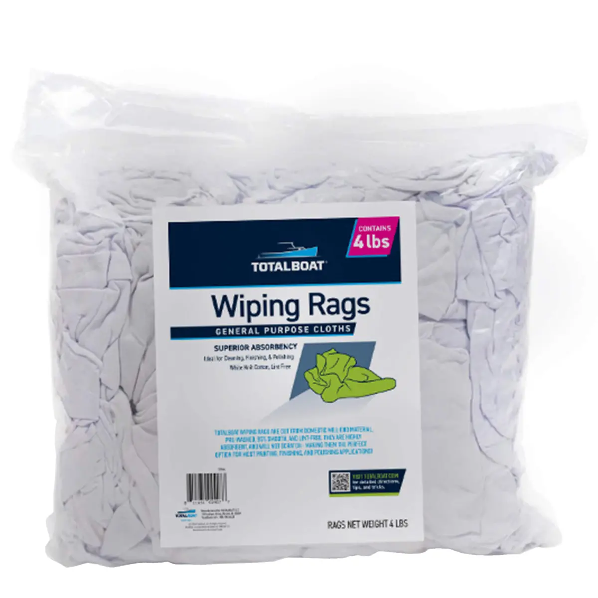 White Cotton Cleaning & Wiping Rags 1