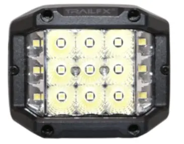 Trailfx 4" Led Fog Lights For Off-Road Pickup Trucks, Jeeps, Suvs & Off-Road Rigs - 75W, 9000 Lumens, Combo Beam, Ip67 Rated (Set Of 2) 1