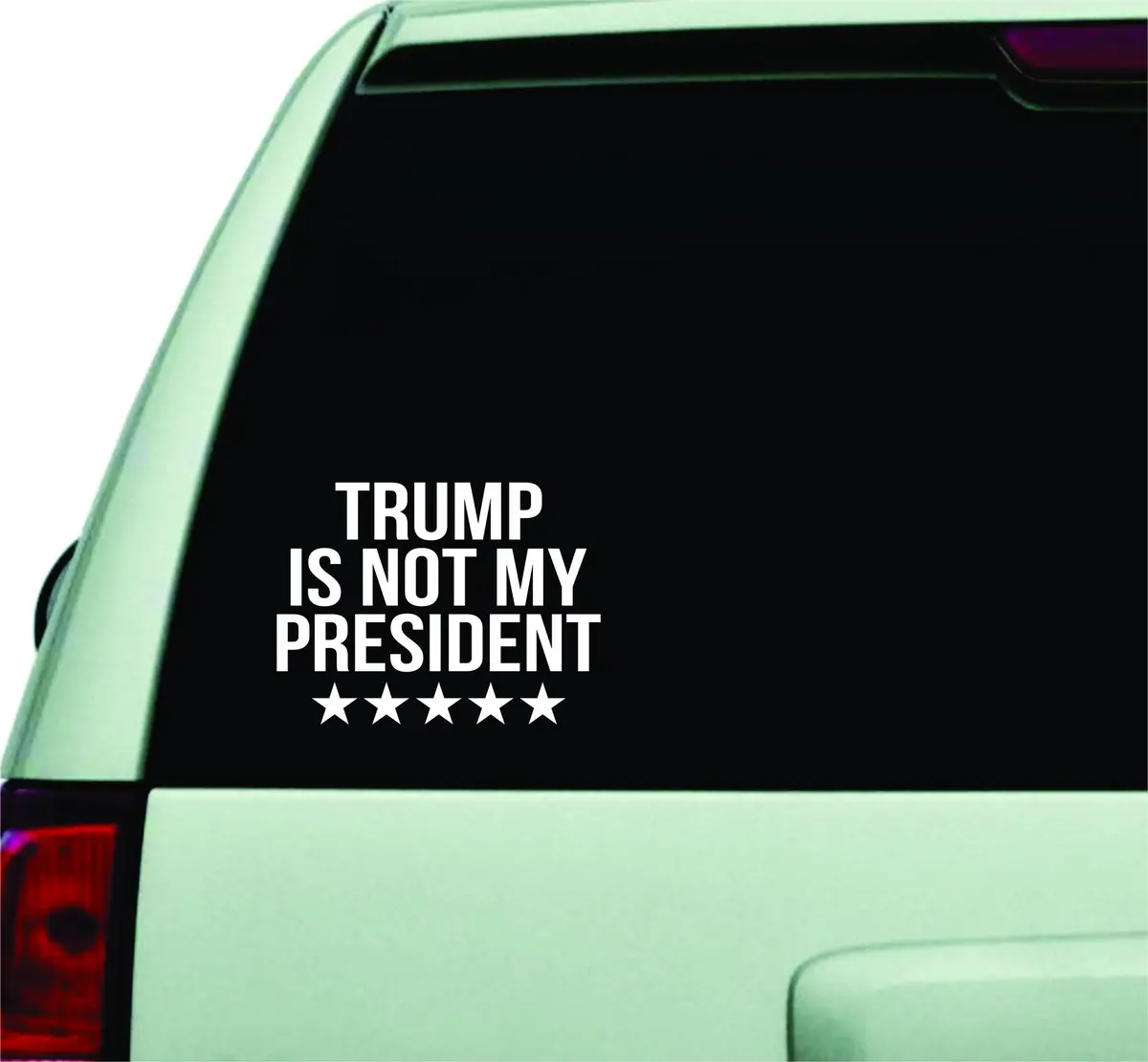 Trump Is Not My President Funny Donald Trump Quote Car Window Decal Sticker Wall Vinyl Art Decor Jdm President Usa 1