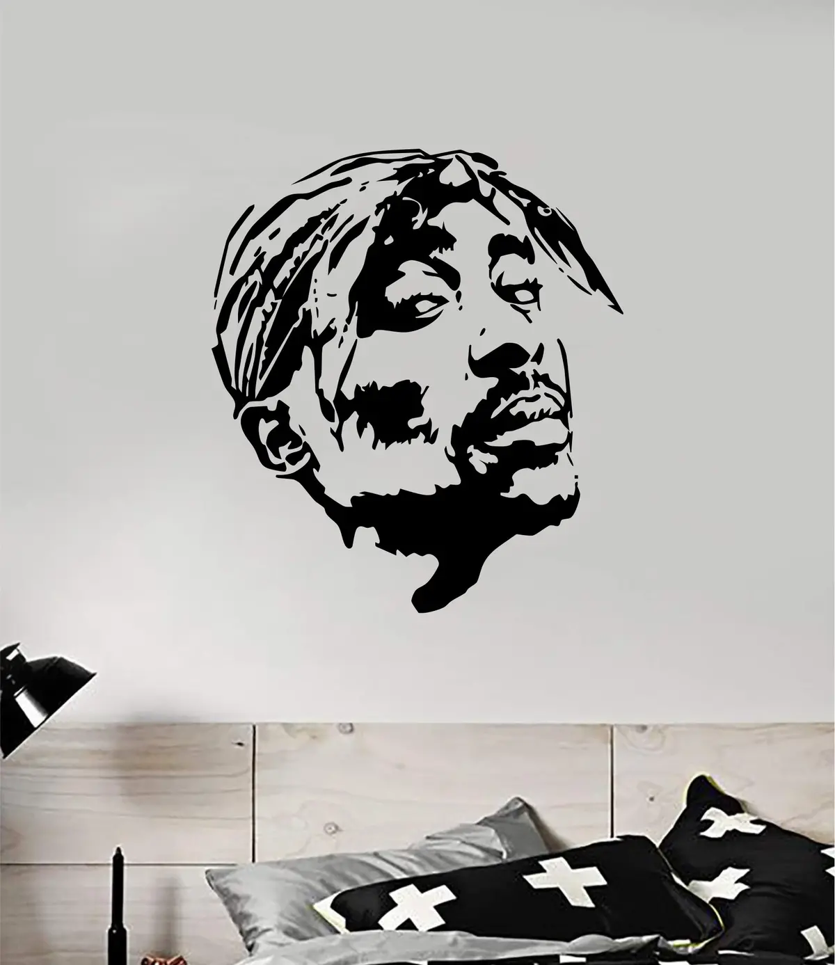 Tupac V4 Wall Decal Home Decor Art Sticker Vinyl Bedroom Room Boy Girl Music Hip Hop Rap 2Pac Shakur Legend 1
