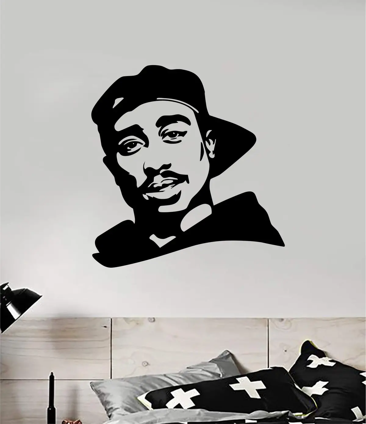 Tupac V5 Wall Decal Home Decor Art Sticker Vinyl Bedroom Room Boy Girl Music Hip Hop Rap 2Pac Shakur Legend 1