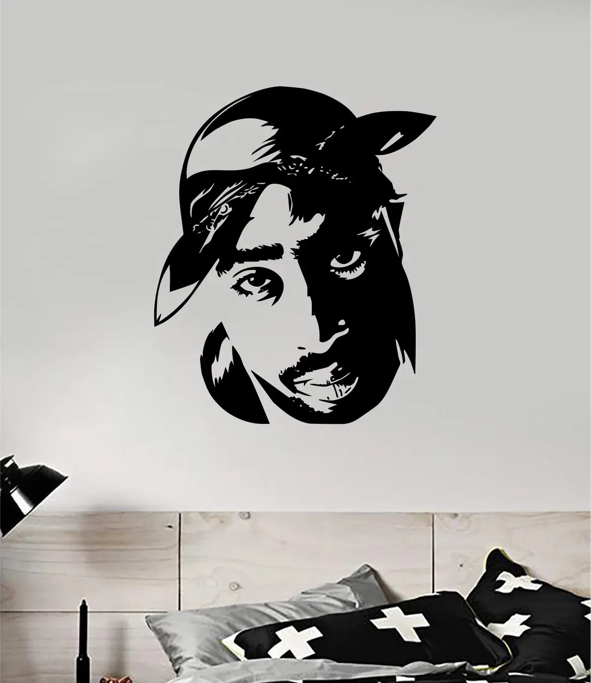 Tupac V6 Wall Decal Home Decor Art Sticker Vinyl Bedroom Room Boy Girl Music Hip Hop Rap 2Pac Shakur Legend 1