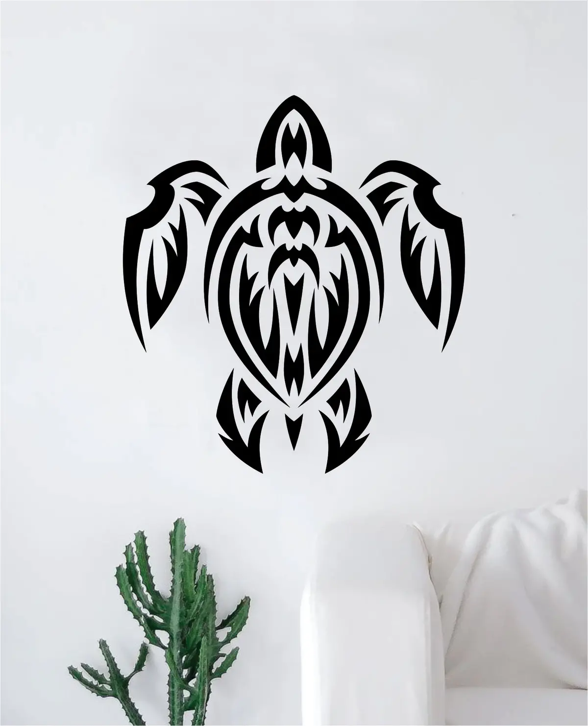 Turtle V6 Tribal Design Decal Sticker Wall Vinyl Art Decor Home Bedroom Teen Animals Ocean Beach 1