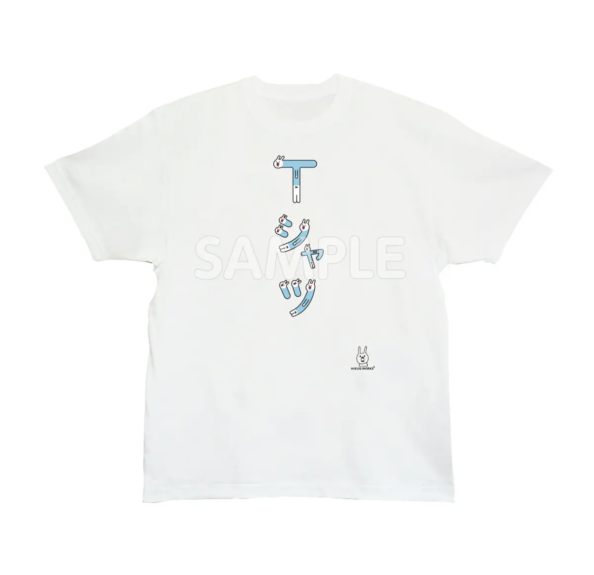 Uh506tw　Tシャツ　ウサギのウー 1