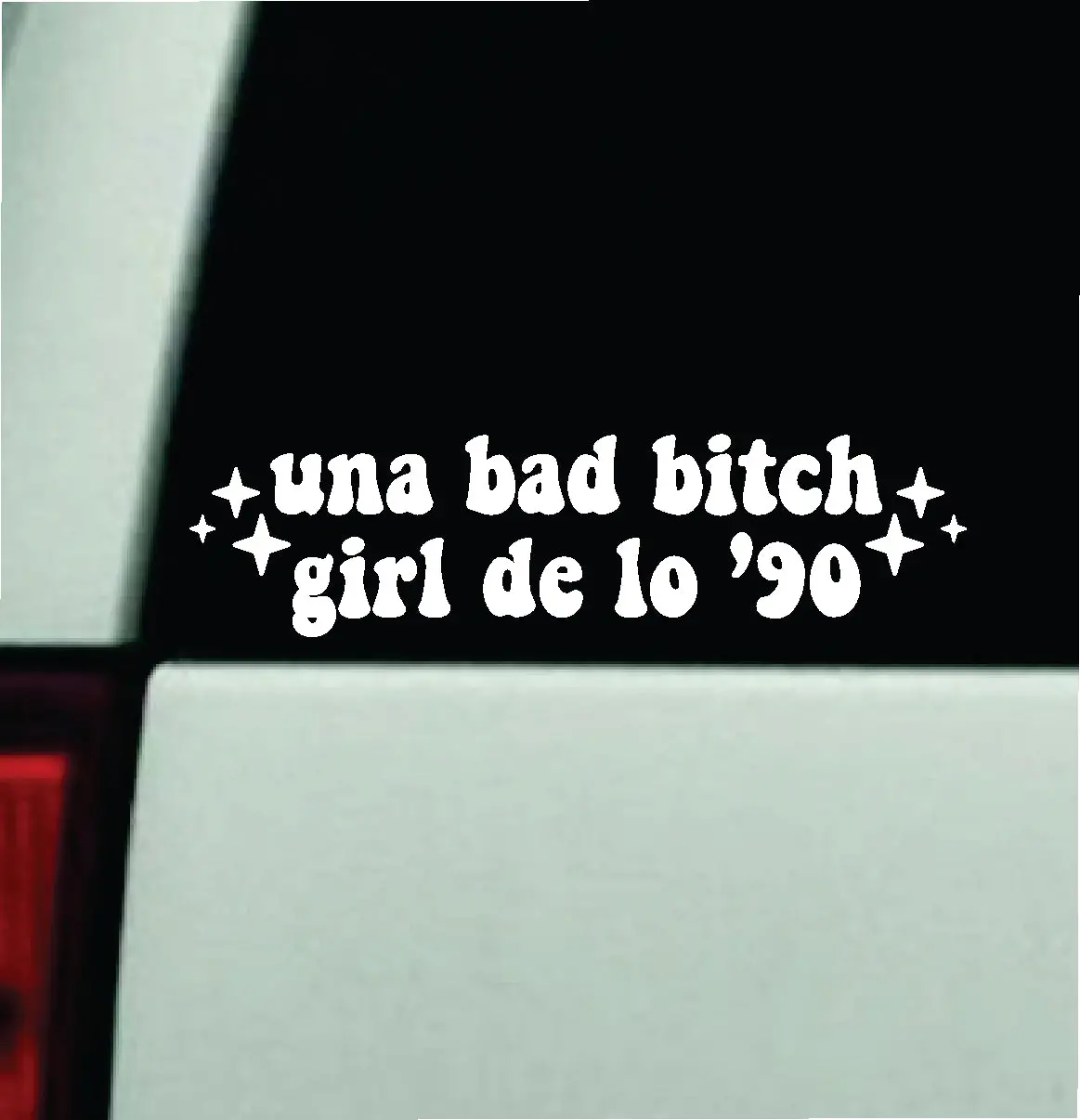 Una Bad Bitch Girl De Lo 90 Bad Bunny Car Decal Truck Window Windshield Jdm Sticker Vinyl Lettering Quote Music Lyrics Boy Girls Latina Spanish Reggaeton Rap Yhlqmdlg Un Verano Sin Ti 1