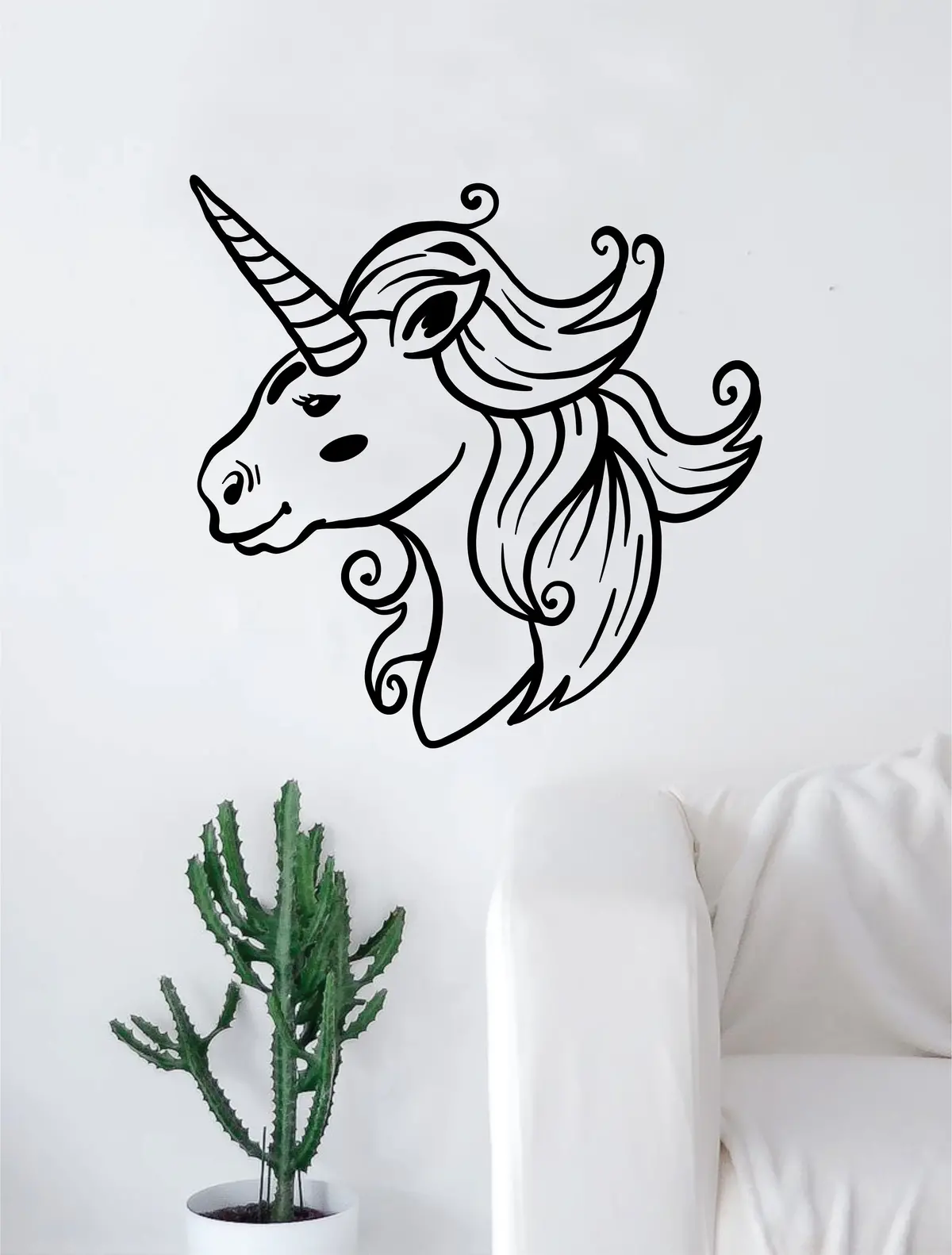 Unicorn V4 Wall Decal Sticker Vinyl Room Decor Decoration Art Bedroom Cute Magical Horse Girl Teen 1