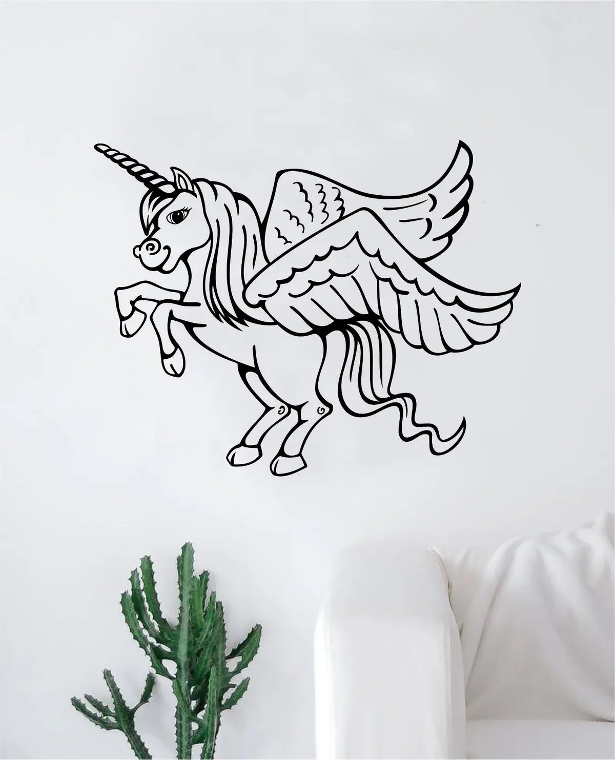 Unicorn V7 Wall Decal Sticker Vinyl Room Decor Decoration Art Bedroom Cute Magical Horse Girl Teen Baby Nursery 1