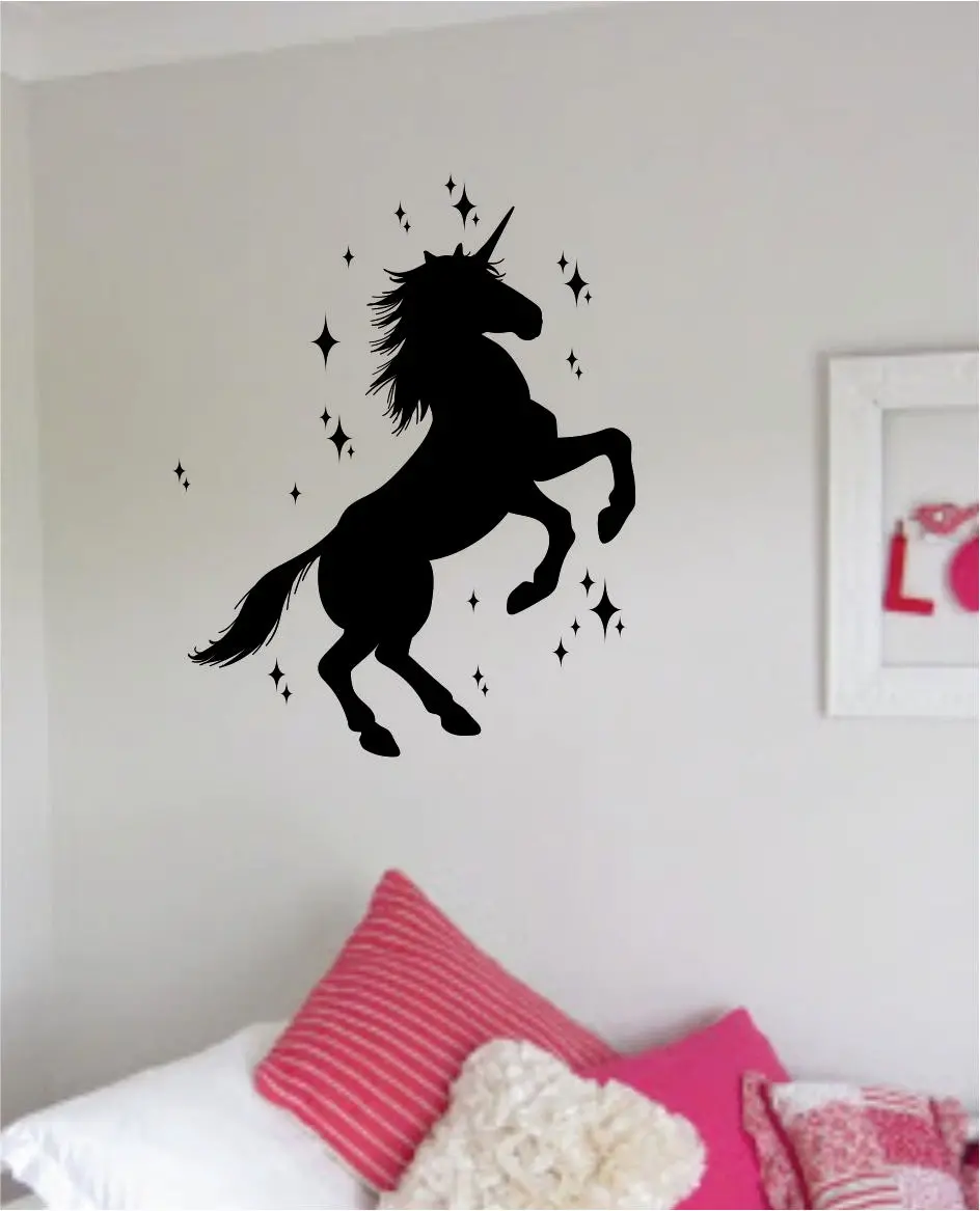 Unicorn V8 Wall Decal Sticker Vinyl Room Decor Art Bedroom Cute Magical Horse Girl Teen Baby Nursery 1