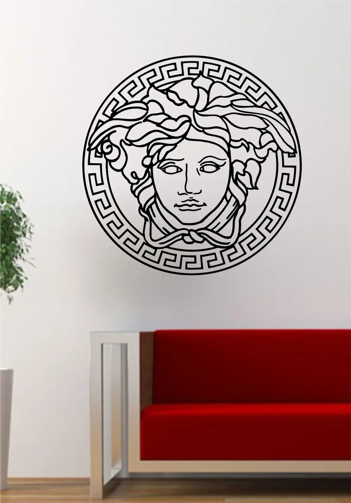 Versace Logo Medusa Decal Sticker Wall Vinyl Decor Art 1
