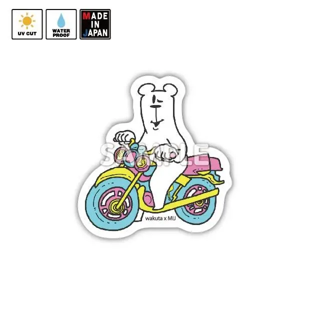 Wakuta002　ステッカー　うざいくま　Wakuta 1