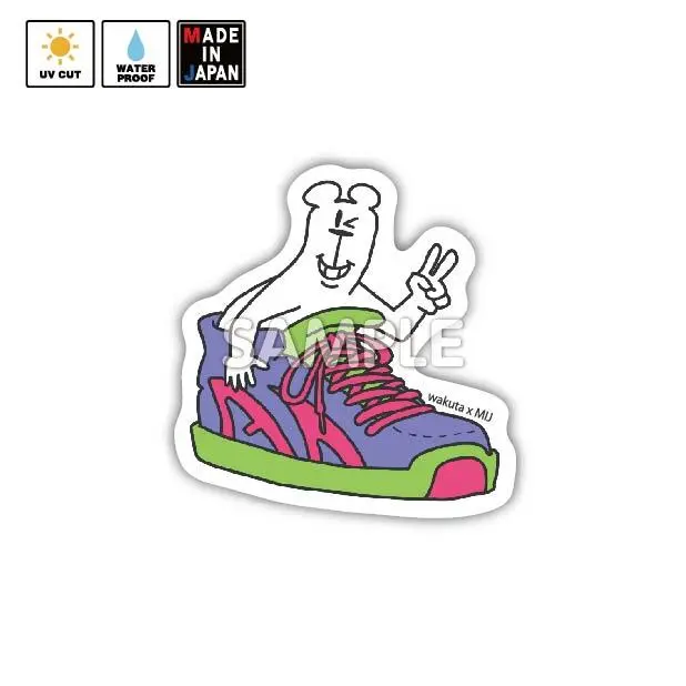 Wakuta003　ステッカー　うざいくま　Wakuta 1