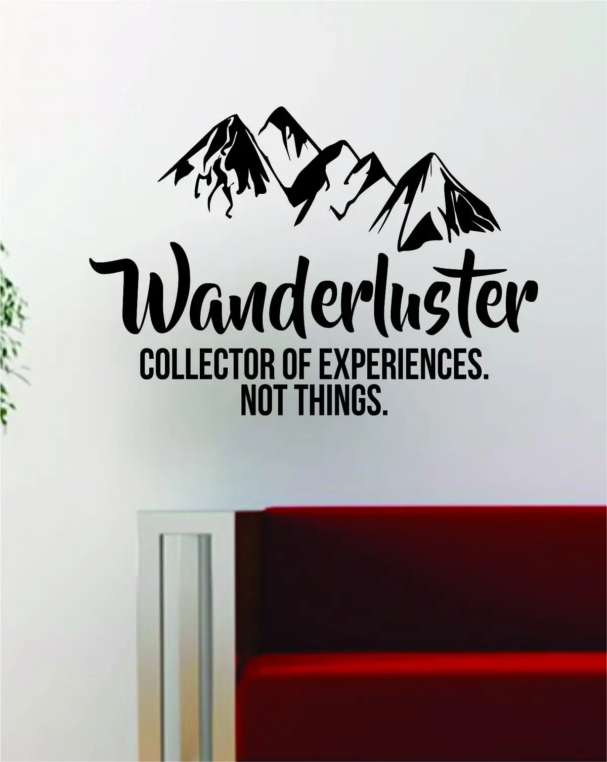 Wanderluster Quote Decal Sticker Wall Vinyl Art Decor Home Wanderlust Adventure Travel 1
