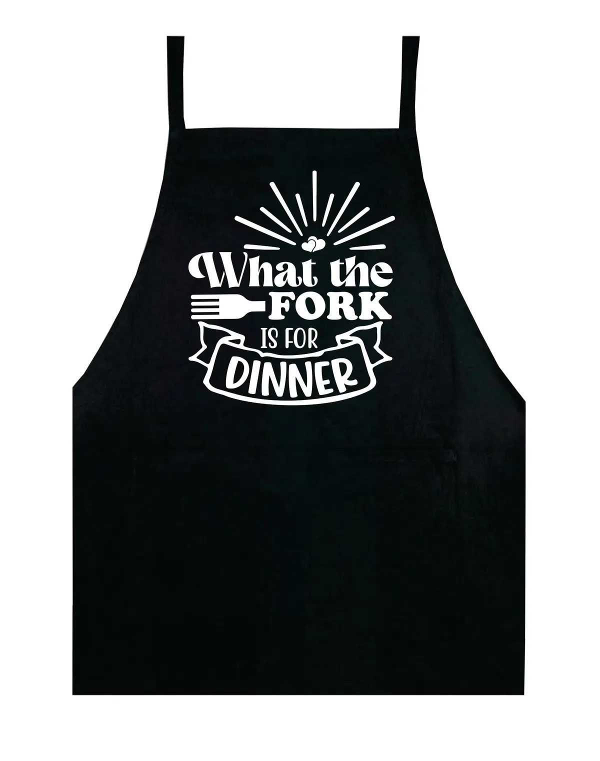 What The Fork Is For Dinner Apron Kitchen Bbq Barbeque Cook Grill Chef Bake Food Funny Gift Men Girls Mom Dad Gift 1
