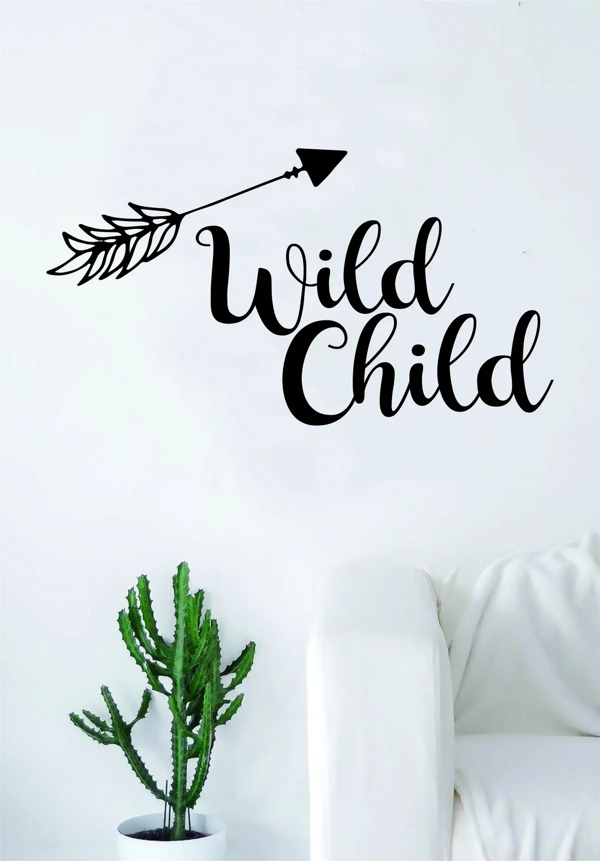 Wild Child Arrow Quote Design Decal Sticker Wall Vinyl Decor Art Adventure Travel Baby Nursery 1