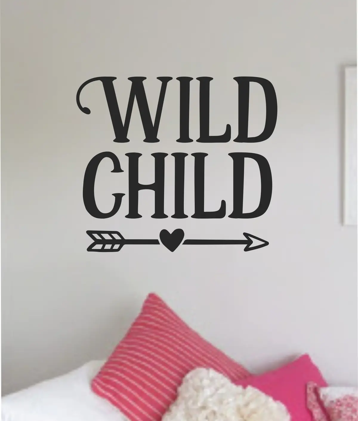 Wild Child V2 Quote Wall Decal Sticker Vinyl Art Decor Bedroom Room Boy Girl Teen Inspirational Motivational School Nursery Adventure Travel 1