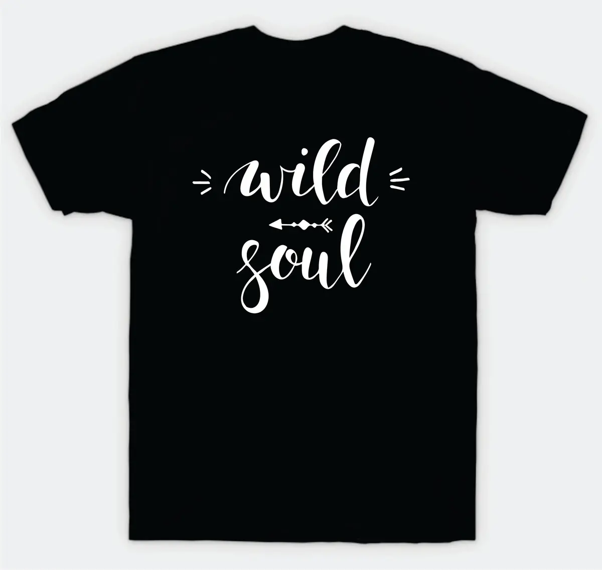 Wild Soul T-Shirt Tee Shirt Vinyl Heat Press Custom Quote Teen Kids Boy Girl Tshirt Inspirational Adventure Travel Wanderlust 1