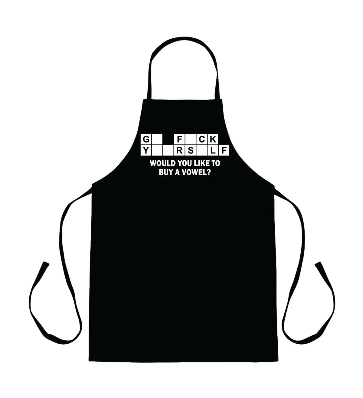 Go F Yourself Would You Like To Buy A Vowel Apron Kitchen Bbq Barbeque Cook Grill Chef Bake Food Funny Gift Men Girls Mom Dad 1