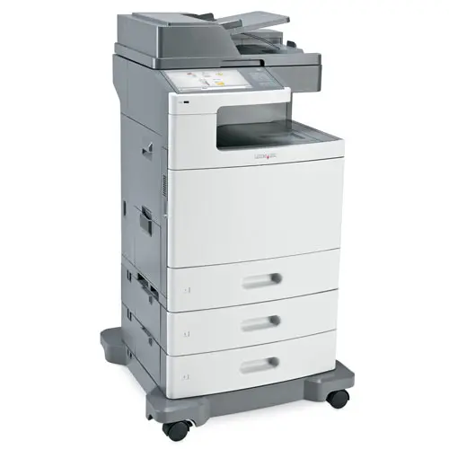 Repossessed Lexmark Xs796de Multifunction Color Copier Printer Scanner Fax Large Colur Lcd Panel 1