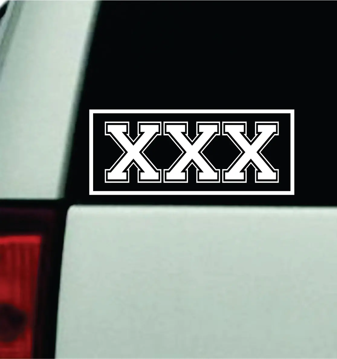 Xxx Straight Edge V3 Car Decal Truck Mirror Window Windshield Bumper Sticker Men Girls Blegh Metal Hardcore Music Goth Emo 1