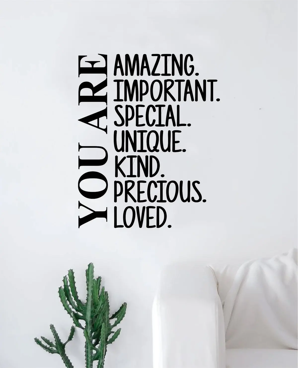 You Are Amazing Important Special Decal Sticker Wall Vinyl Art Wall Bedroom Room Home Decor Inspirational Kids Baby Nursery 1