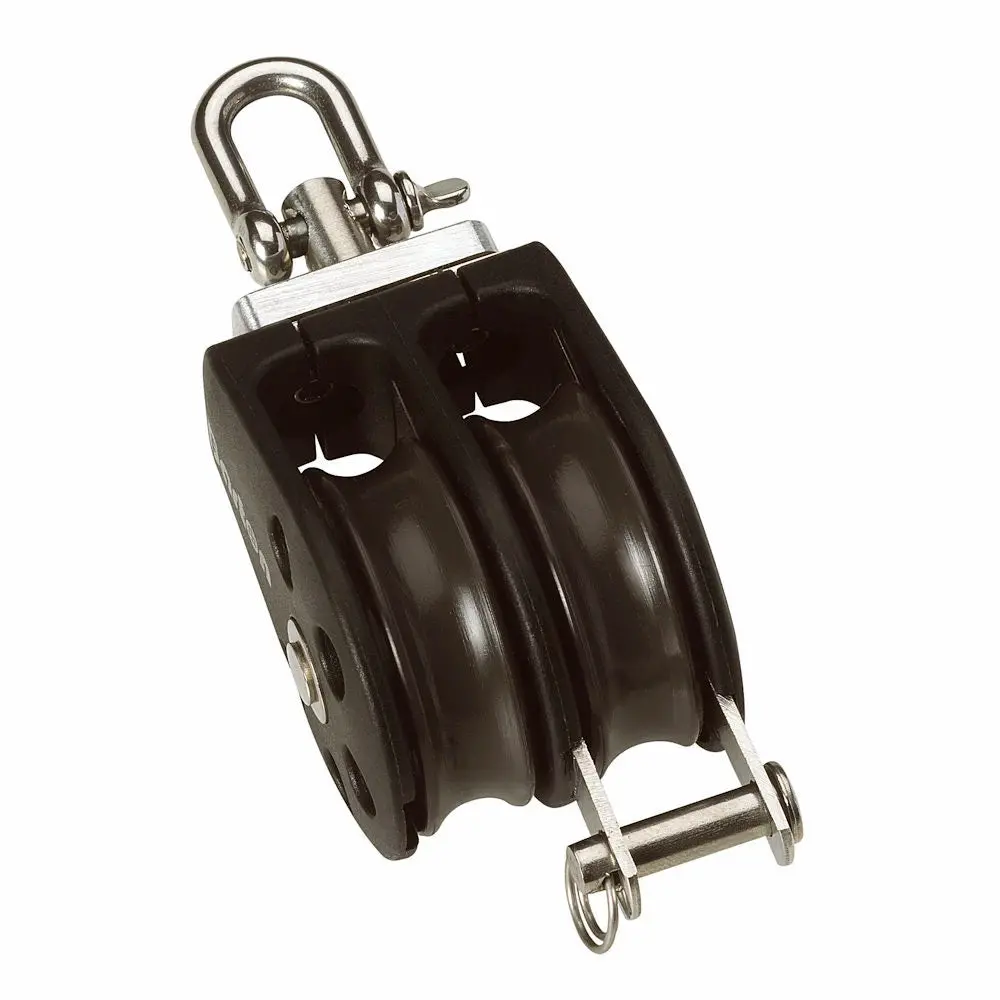 Barton Size 1 30Mm Plain Bearing Pulley Block Double Swivel  Becket [N01231] 1