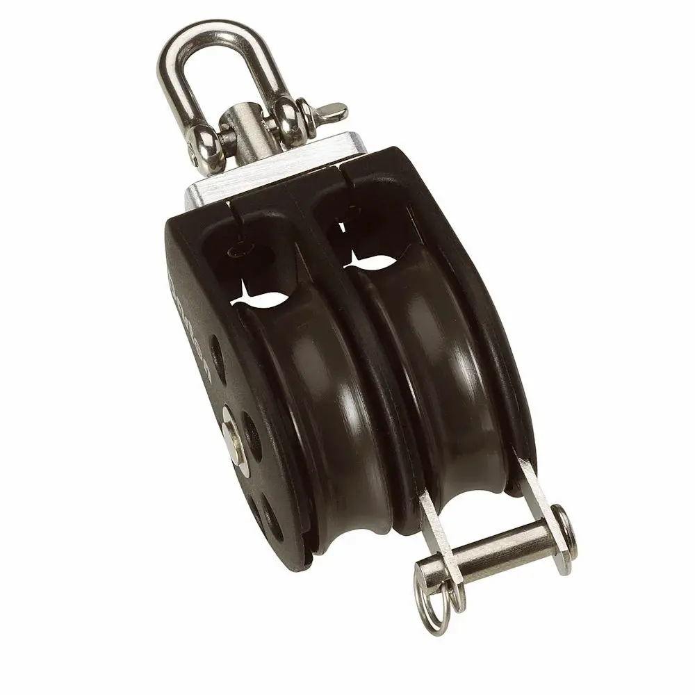 Barton Size 2 35Mm Plain Bearing Pulley Block Double Swivel  Becket [N02231] 1