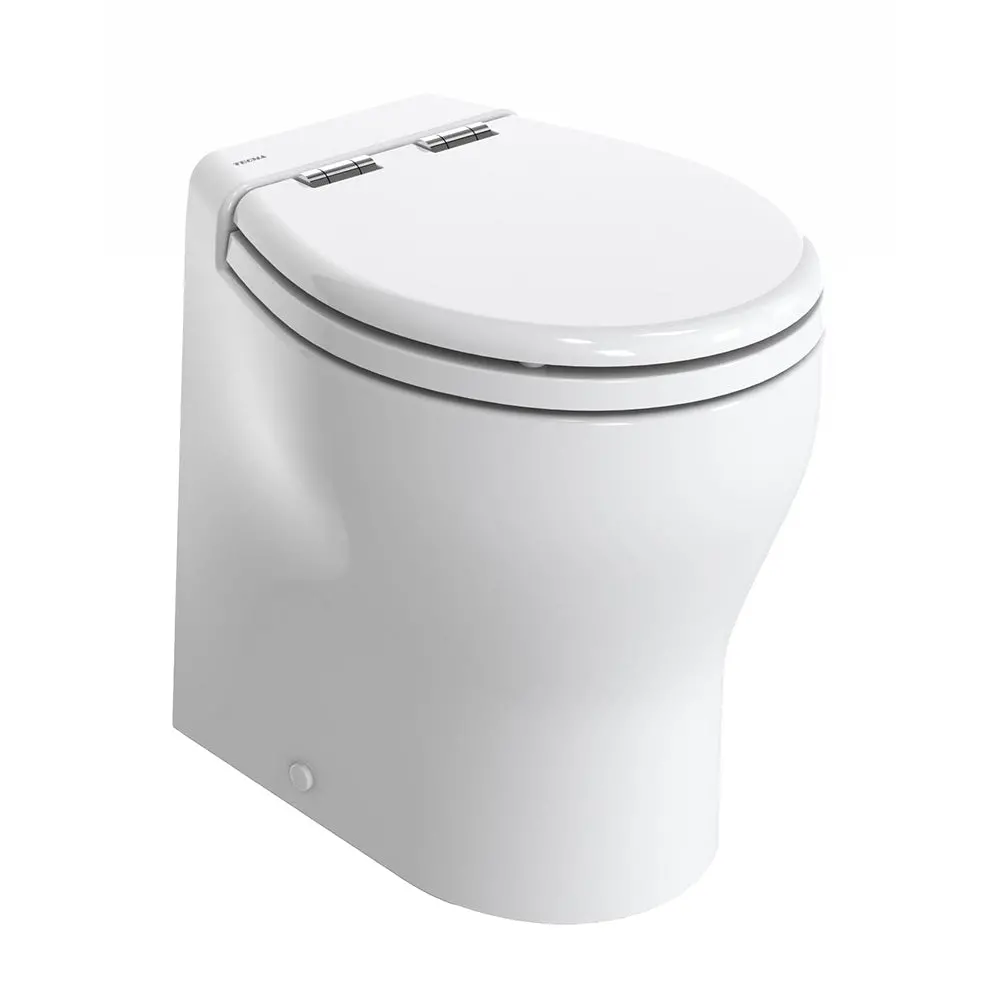 Thetford Silence 2G W/Wood Polyester Soft Close Seat  Standard Solenoid - High, White, 12V [T-E2g012nw/D00c00] 1