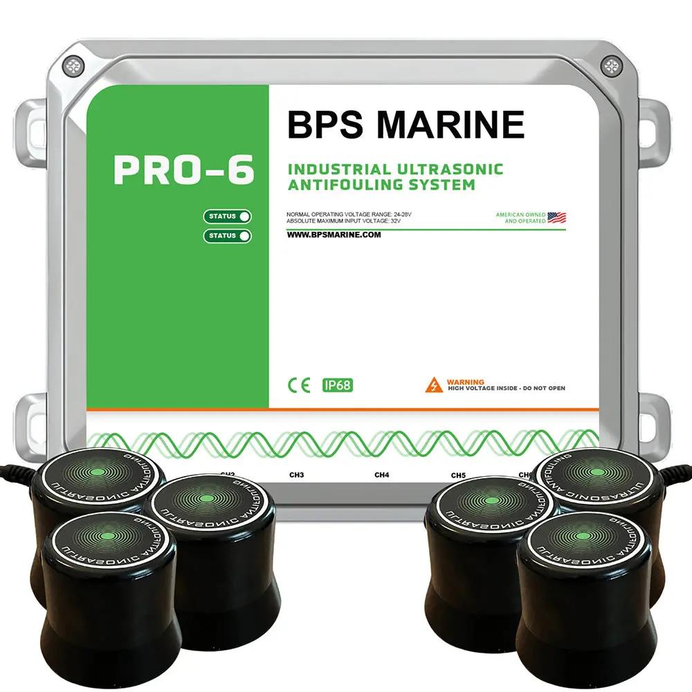 Bps Marine Pro-6 6-Transducer Ultrasonic Antifouling System - 24Vdc [24V-Pro-6] 1