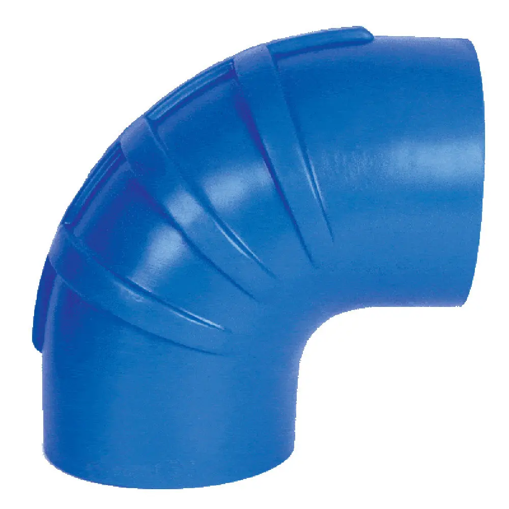 Trident Marine 5" Id 90 Degree Blue Silicon Wet Exhaust Elbow [290V5000-S/S] 1