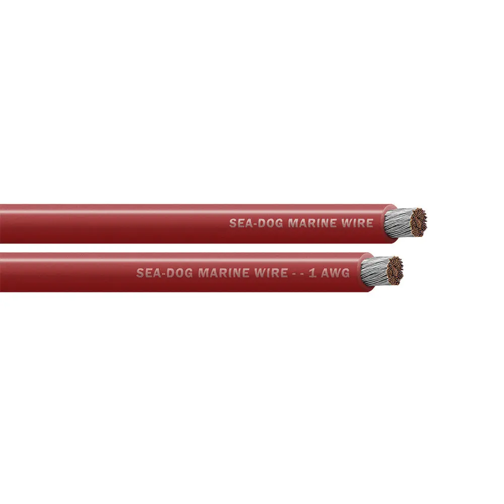 Sea-Dog 1 Awg Red Battery Cable - 50' [8001021] 1