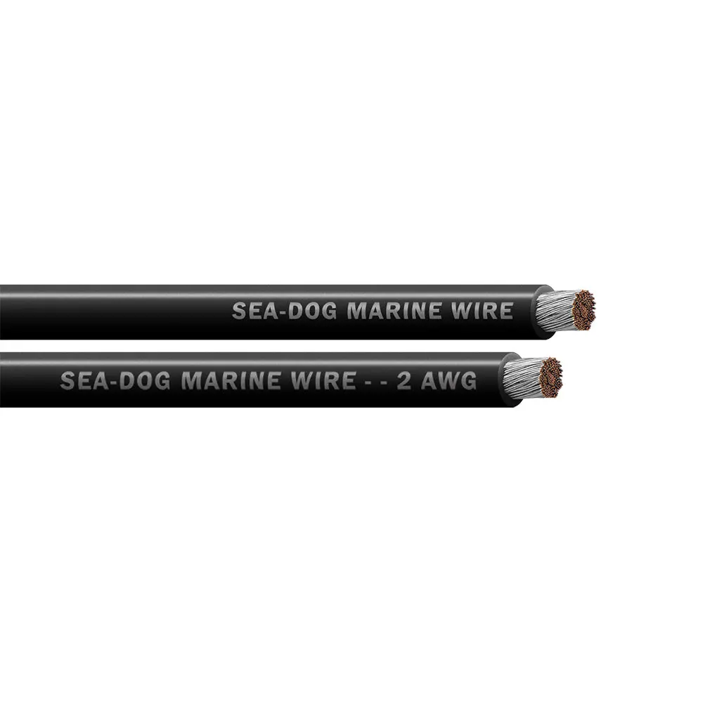 Sea-Dog 2 Awg Black Battery Cable - 100' [8002012] 1