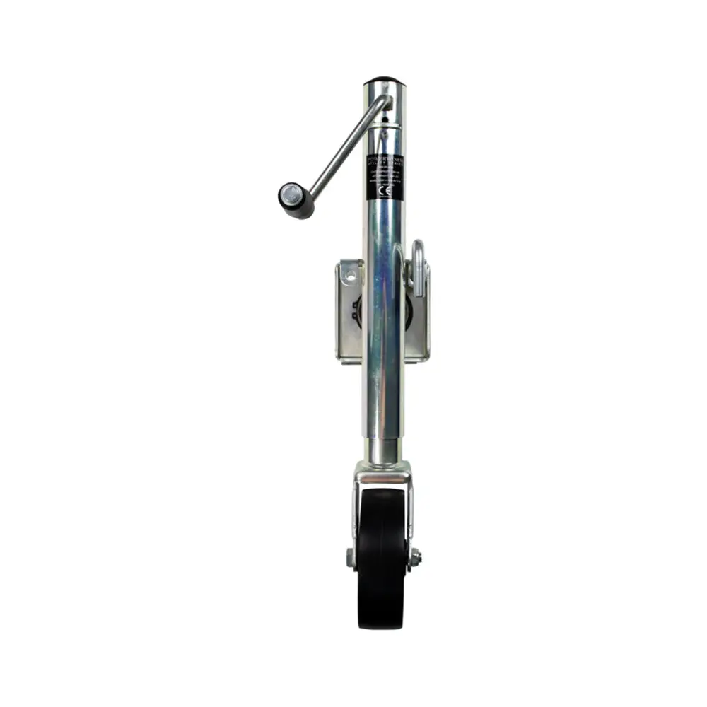 Powerwinch Utility Series Jack - 1200Lb, Bolt-On, Single Wheel, Zinc [21500-J-1200-B1-Z-R] 1