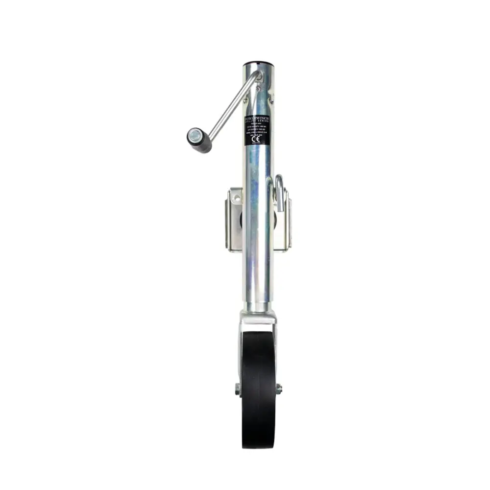 Powerwinch Utility Series Jack - 1500Lb, Bolt-On, Single Wheel, Zinc [21500-J-1500-B1-Z-R] 1