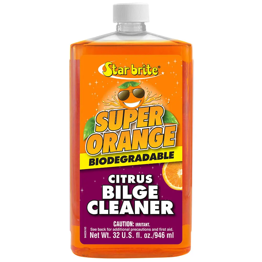 Star Brite Super Orange Citrus Bilge Cleaner - Emulsifies Oil, Fuel - 32 Oz [94432] 1