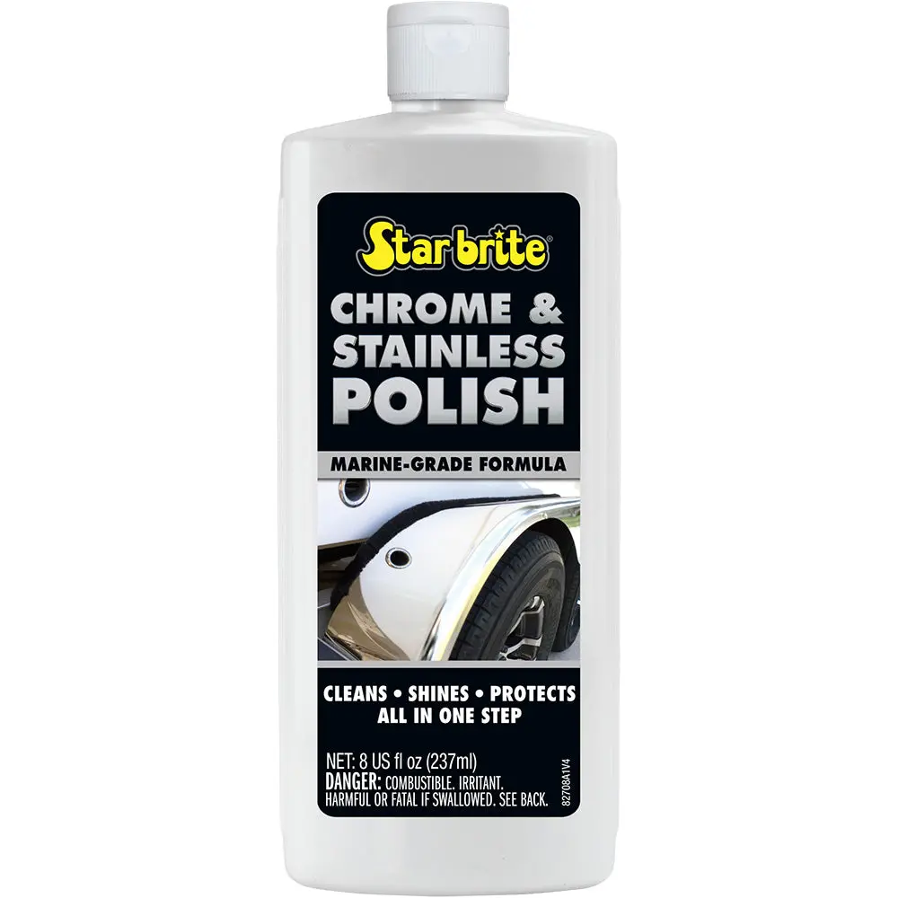 Star Brite Chrome  Stainless Polish - Marine Grade Formula - 8 Oz [82708] 1