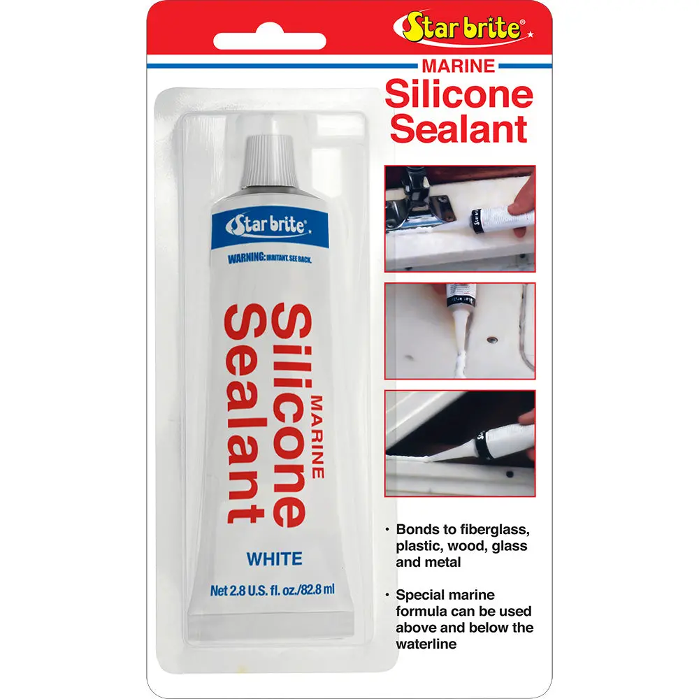 Star Brite Marine Silicone Sealant - White - 2.8 Oz [82101] 1