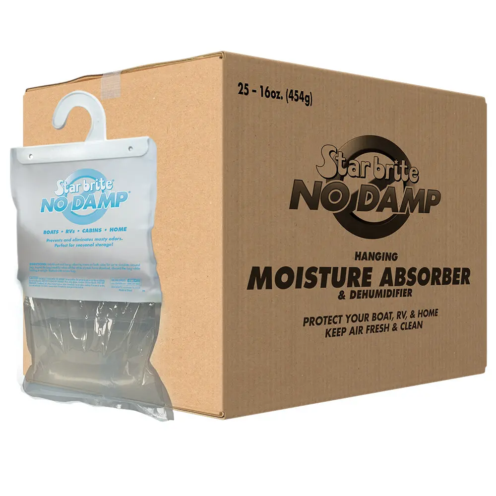 Star Brite No Damp Moisture Absorber  Dehumidifier Hanging Bag - 16 Oz *25 Pack [85472] 1