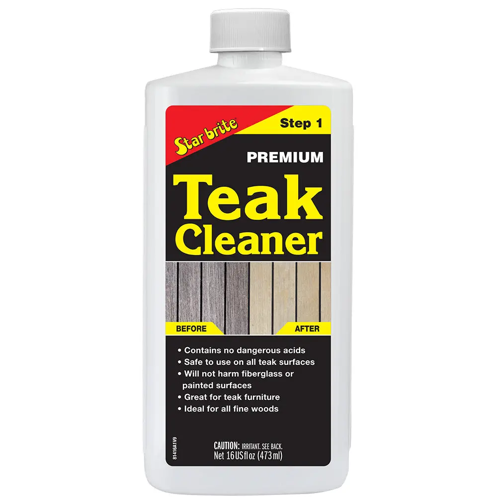 Star Brite Premium Outdoor Teak Cleaner - Step 1 - 16 Oz [81416] 1