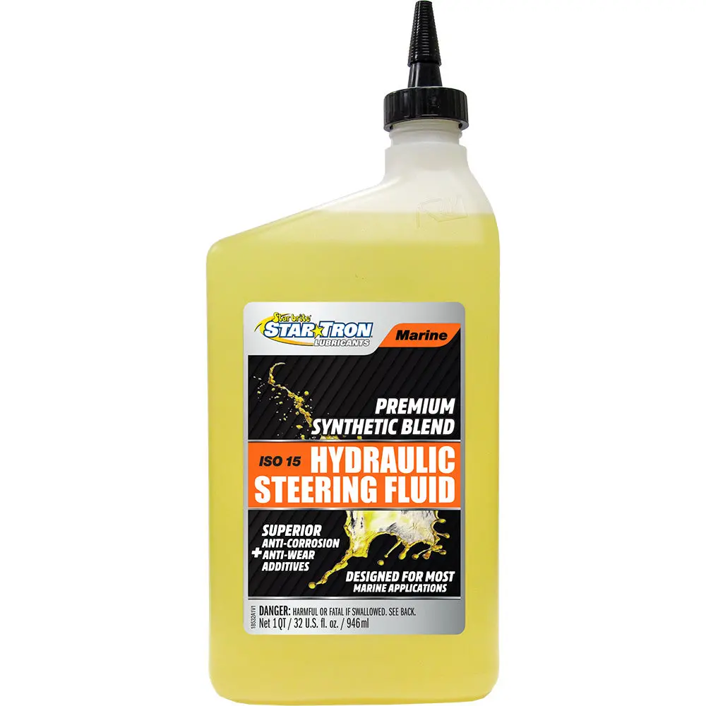 Star Brite Hydraulic Steering Fluid - Iso 15 Marine Synthetic Blend - 32 Oz [18532] 1