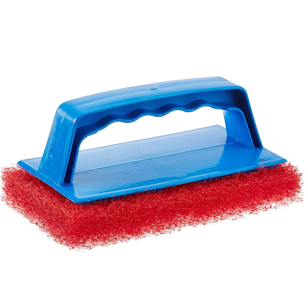 Star Brite Medium Red Scrub Pad W/Interchangeable Handle [40130] 1