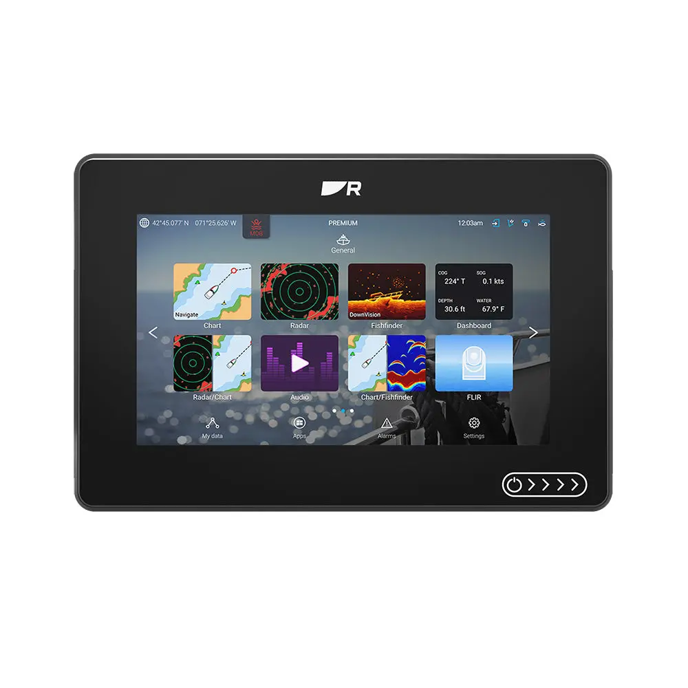 Raymarine Axiom 2 7" Multifunction Display W/Lighthouse North America Chart [E70720-00-102] 1