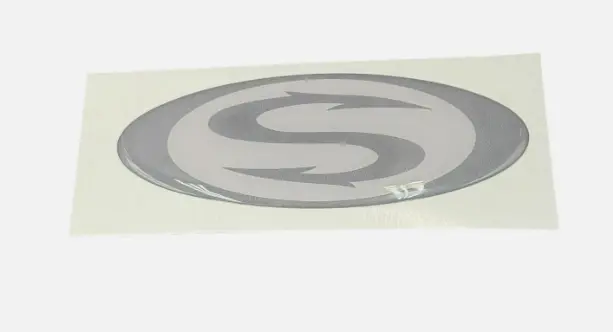 Sportsman Boats – Sportsman Boats Grey Helm Seat Domed Logo Decal Single Oem – 6.2R3 / 48869M 1