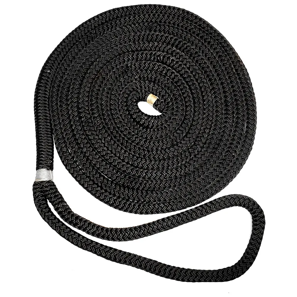 New England Ropes 5/8" Double Braid Dock Line - Black - 50 [C5054-20-00050] 1