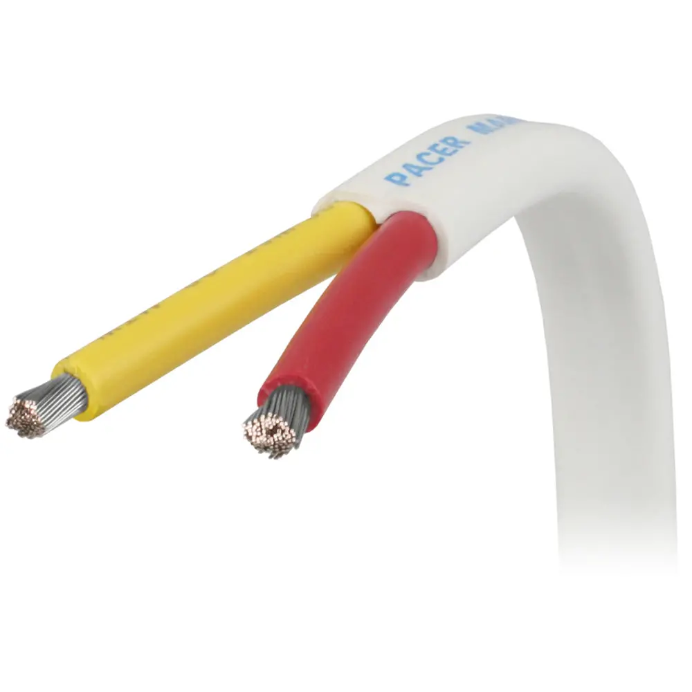 Pacer 12/2 Awg Safety Duplex Cable - Flat Cable - Red/Yellow - 500' [W12/2Ryw-500] 1