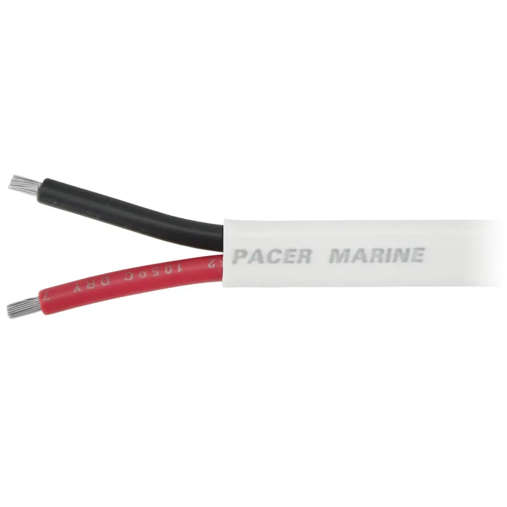 Pacer 18/2 Awg Duplex Cable - Flat Cable - Red/Black - 500' [W18/2Dc-500] 1
