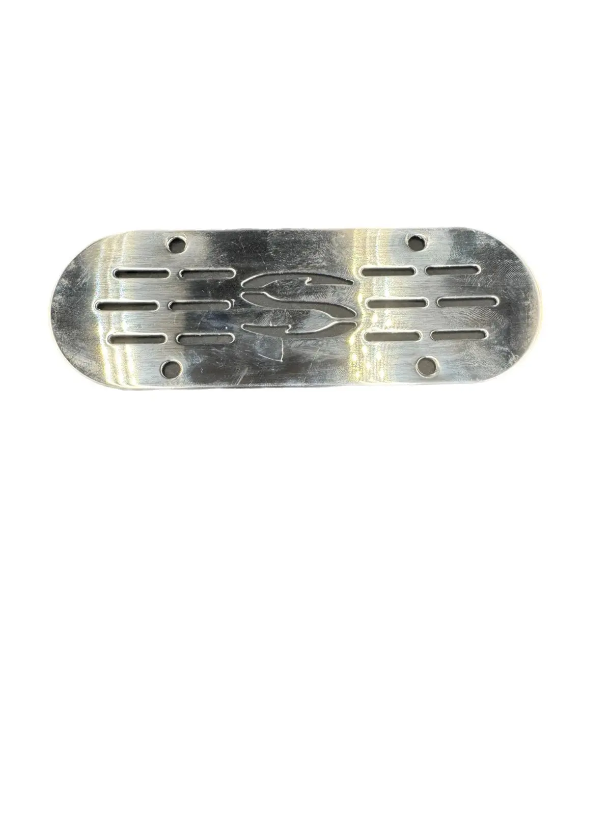 Sportsman Boats – Sportsman  Polished Stainless Steel Boat Deck Drain Cover Grate 6-5/8" X 3-1/4" – 6P2 /  66637M 1
